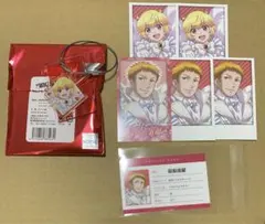 美男高校地球防衛部 BIGLOVE展 木札風アクキー 有基　強羅　俵山