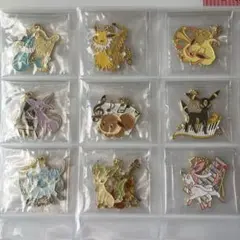 ポケモン 一番くじ メタルチャーム ブイズ イーブイ サンダース シャワーズ