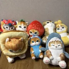 mofusand えびうさぎフルーツおべんとう パンにゃん BIGぬいぐるみ ③