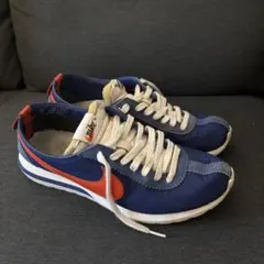 Nike ネイビー/オレンジ スニーカー