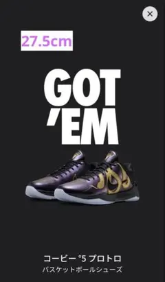 コービー5 プロトロ Year of the Mamba Eggplant