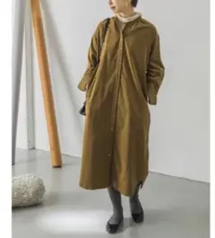 【新品未使用】　URBAN RESEARCH コーデュロイ　シャツワンピース