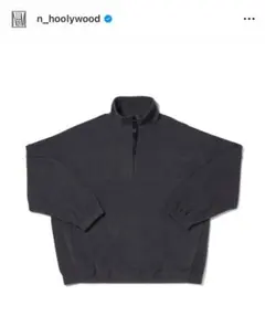 オーラリー AURALEE ハーフジップ ブルゾン A22SP01CV 22AW ORGANIC COTTON VELOUR HALF ZIP BLOUSON (A22SP01CV) | AURALEE