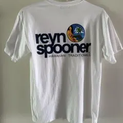 Reyn Spooner（レインスプーナー）白プリントTシャツＭのサムネイル