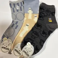 連休特別お値下げ価格 ムーミン靴下　3足組