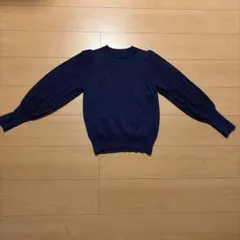 Te chichi ネイビー 長袖ニット