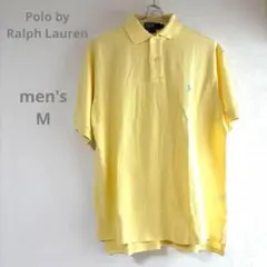 【ポロラルフローレン】半袖 ポロシャツ 黄色 メンズ Ｔシャツ