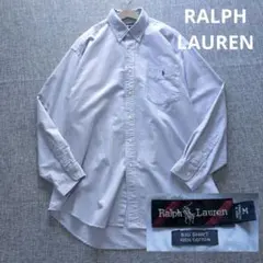 ラルフローレン　BIG SHIRT　ポニー刺繡　オックスフォードシャツ