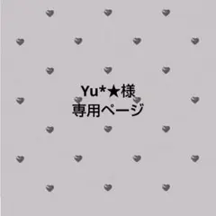 Yu*★様専用ページ