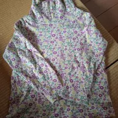 花柄ハイネック長袖カットソー 90cm