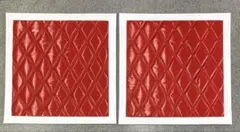 トラック 泥除け 500×600 レッド/ホワイト 新品 - メルカリ