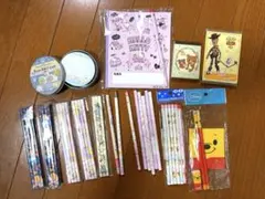 ディズニー　サンリオ　すみっこぐらし　文房具　2B鉛筆　ノート　メモ帳まとめ売り