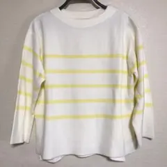 SHOO LA RUE ストライプ長袖ニット