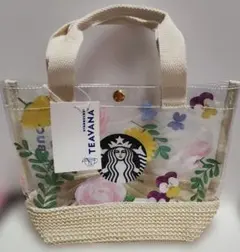 Starbucks TEAVANA ミニバッグ 花柄 バッグのみ未使用のサムネイル