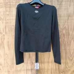 3073 未使用品　M DIESEL 長袖カットソー ブラック ロゴのサムネイル
