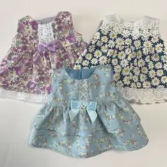 レミンちゃん　メルちゃん　ワンピース 3点　ハンドメイド