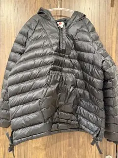 【美品】NIKE Stussy コラボ ブラック ダウンジャケット フード付き