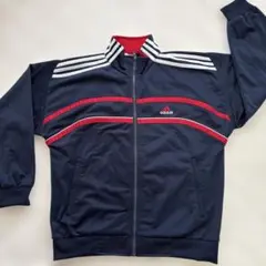 adidas トラックジャケット ネイビー レッド