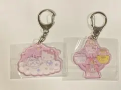 ハチワレ　キティ　ラッコ　くりまんじゅう　アクリルキーホルダー　セット