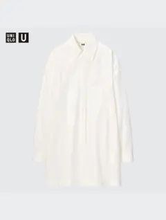 UNIQLO U ホワイト 長袖シャツ