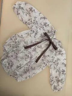 【manamama】韓国子供服 ベビー服 花柄ロンパース ブラウス 18m