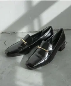 アパートバイローリーズ ヒールローファー 38（24〜24.5cm）