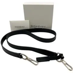 未使用 Yves Saint Laurent ショルダーストラップ ブラック 革のサムネイル
