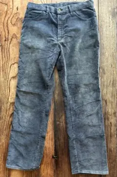 Lee riders コーデュロイパンツ　茄子紺　細畝　US
