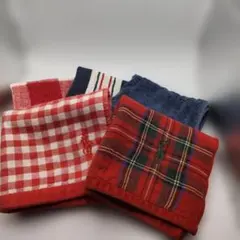 ◆4002 ラルフローレン　ハンカチ5点セット