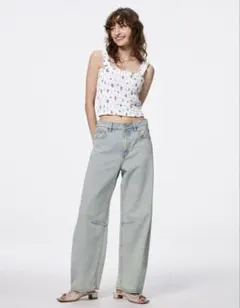 guバレルレッグジーンズ M