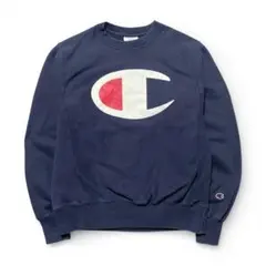 USA 古着 チャンピオン リバースウィーブ スウェット ビッグプリント