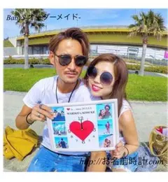 写真入り名入れギフト/記念日/誕生日/オーダーメイド/時計/ウエルカムボードに