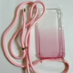 iPhoneSE/8/7 ケース 両機種対応 ショルダーストラップ付き