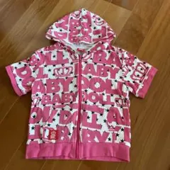 BABY DOLL 120cm 半袖　パーカー　ベビードール　ピンク