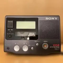 고장·부품용 品 SONYポータブルカセット レコーダーTCM-77