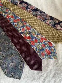 シルクネクタイ 5本セット