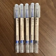 無印 こすって消せるボールペン 5本セット