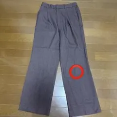 センスオブプレイス センタープレス ワイドパンツ