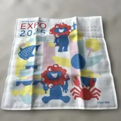 大阪万博　ミャクミャク　ふきん　ハンカチ