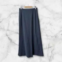 セシオセラ ロングスカート ウエスト64 M 灰 フレア 綺麗め 高級 通勤のサムネイル