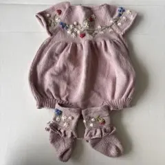 Shirley Bredal 苺 ロンパース 靴下 セット 6-12m コットンのサムネイル