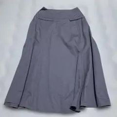 UNIQLO ロングスカート フレアスカート 紺M