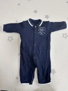 COMME CA ISM ネイビー ロンパース 50~70cm