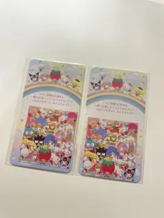 2枚セット サンリオ 50周年 いちご新聞 シール ステッカー 限定