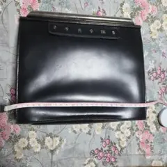 renoma　レノマ　クラッチバック　黒　合成皮革