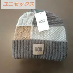 UGG「U Patchwork Beanie」（パッチワーク ビーニー）ニット帽