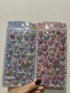 正規品　うるちゅるポップシール サンリオキャラクターズ キティ キキララ