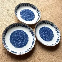 たち吉 橘吉 染付牡丹 輪花唐草 中皿 2枚 - メルカリ