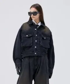 archive black denim jacket swag opium S - メルカリ