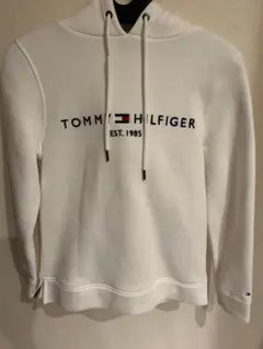 美品　TOMMY HILFIGER　真っ白パーカー　XS